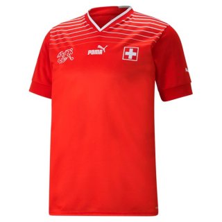 Maillot Suisse 1ª 2022 Rouge