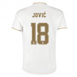 Maillot Real Madrid NO.18 Jovic 1ª 2019-20 Blanc