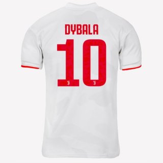 Maillot Juventus NO.10 Dybala 2ª 2019-20 Gris Blanc