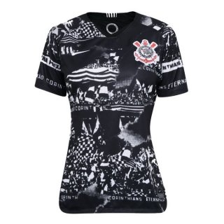 Maillot Corinthians Paulista 3ª Femme 2019-20 Noir Maillot Corinthians Paulista 3ª Femme 2019-20 Noir