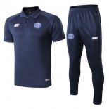 Polo Conjunto Complet Paris Saint Germain 2019-20 Bleu