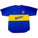 Thailande Maillot Boca Juniors 1ª Retro 2000 2001 Bleu