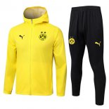 Coupe Vent Capuche Dortmund Jaune 2025-26 5  Coupe Vent Capuche Dortmund Jaune 2025-26 5