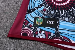 Thailande Maillot Manly Sea Eagles Indígena 2017 2018 Rouge