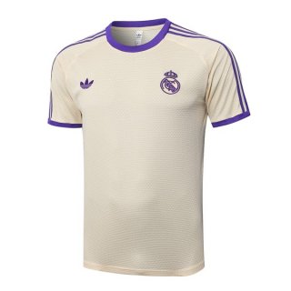Maillot Entrainement Real Madrid 2025-26 Jaune 3 Maillot Entrainement Real Madrid 2025-26 Jaune 3