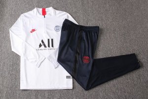 Survetement Paris Saint Germain 2019-20 Blanc Bleu Rouge