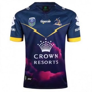 Thailande Maillot Melbourne Storm 2017 2018 Bleu