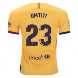 Maillot Barcelone NO.23 Umtiti 2ª 2019-20 Jaune