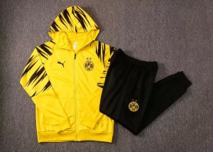 Sweat Shirt Capuche Borussia Dortmund 2021-22 Jaune