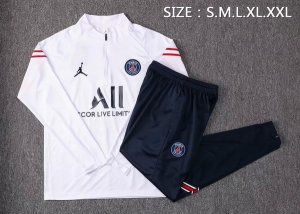 Survetement Paris Saint Germain 2021-22 Blanc Noir