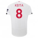 Maillot Liverpool NO.8 Keita 2ª 2019-20 Blanc