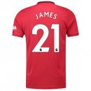 Maillot Manchester United NO.21 James 1ª 2019-20 Rouge