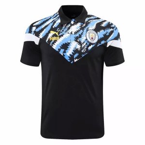 Polo Manchester City 2020-21 Noir Bleu