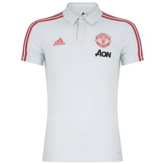 Polo Manchester United 2019-20 Blanc Polo Manchester United 2019-20 Blanc