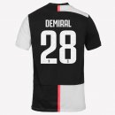 Maillot Juventus NO.28 Demiral 1ª 2019-20 Blanc Noir