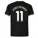 Maillot Manchester City NO.11 Zinchenko 2ª 2019-20 Noir