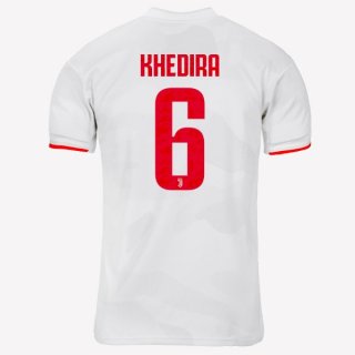 Maillot Juventus NO.6 Khedira 2ª 2019-20 Gris Blanc