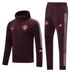 Sweat Shirt Capuche Manchester United 2020-21 Bordeaux Sweat Shirt Capuche Manchester United 2020-21 Bordeaux
