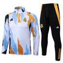 Survetement Real Madrid 2025-26 Blanc Bleu