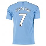 Maillot Manchester City NO.7 Sterling 1ª 2019-20 Bleu