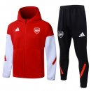 Coupe Vent Capuche Arsenal 2026-27 Rouge