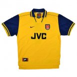 Thailande Maillot Arsenal 2ª Retro 1996 1997 Jaune