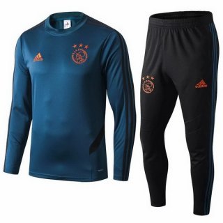 Survetement Ajax 2019-20 Bleu Noir Survetement Ajax 2019-20 Bleu Noir