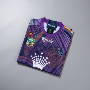 Thailande Maillot Melbourne Storm 2018 Purpura