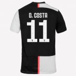 Maillot Juventus NO.11 D.Costa 1ª 2019-20 Blanc Noir