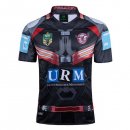 Thailande Maillot Manly Sea Eagles Falcon 2017 2018 Noir