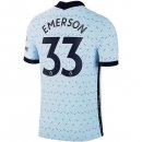 Maillot Chelsea NO.33 Emerson 2ª 2020-21 Bleu