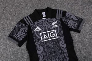 Thailande Maillot All Blacks Maori 2017 2018 Noir