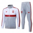Survetement Liverpool 2026-27 Blanc Gris Survetement Liverpool 2026-27 Blanc Gris