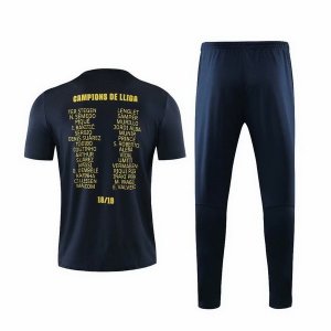 Entrainement Barcelone Conjunto Complet 2019-20 Noir Jaune