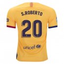 Maillot Barcelone NO.20 S.Roberto 2ª 2019-20 Jaune