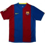 Thailande Maillot Barcelone 1ª Retro 2006 2007 Bleu Rouge