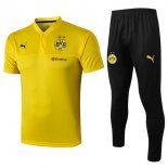 Polo Conjunto Complet Borussia Dortmund 2019-20 Jaune Noir