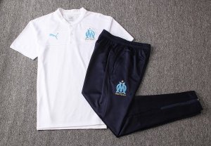 Polo Marseille Conjunto Complet 2019-20 Blanc