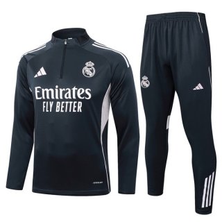 Sweatshirt Real Madrid 2025-26 Gris 5 Sweatshirt Real Madrid 2025-26 Gris 5