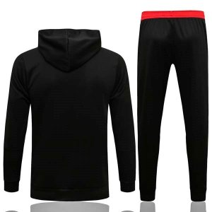 Sweat Shirt Capuche Manchester United 2022 Noir Rouge