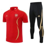 Polo Arsenal Ensemble Complet 2022-23 Rouge