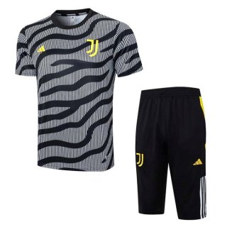 Maillot Entrainement Juventus Ensemble Complet 2023-24 Gris