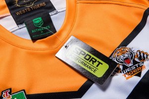 Thailande Maillot Wests Tigers 1ª 2018 Noir