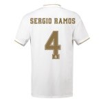 Maillot Real Madrid NO.4 Sergio Ramos 1ª 2019-20 Blanc Maillot Real Madrid NO.4 Sergio Ramos 1ª 2019-20 Blanc