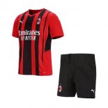 Maillot AC Milan 1ª Enfant 2021-22 Rouge