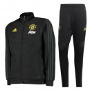 Survetement Manchester United 2019-20 Noir Jaune