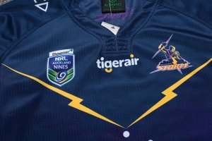 Thailande Maillot Melbourne Storm 2017 2018 Bleu