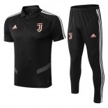 Polo Juventus Conjunto Complet 2019-20 Noir Orange