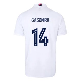 Maillot Real Madrid 1ª NO.14 Casemiro 2020-21 Blanc