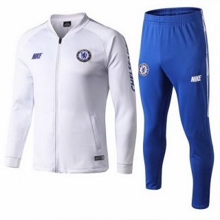 Survetement Chelsea 2019-20 Blanc Bleu